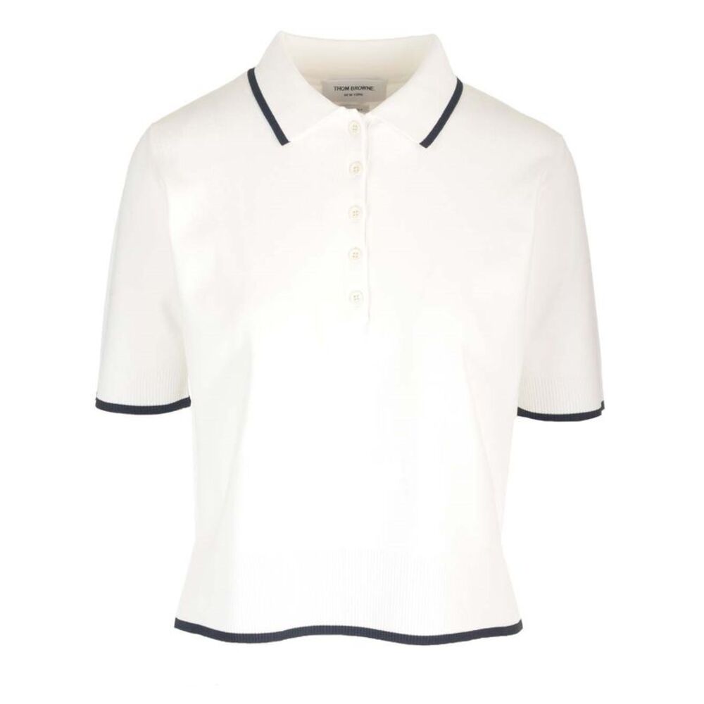 Thom Browne Women Boxy Fit Polo Shirt